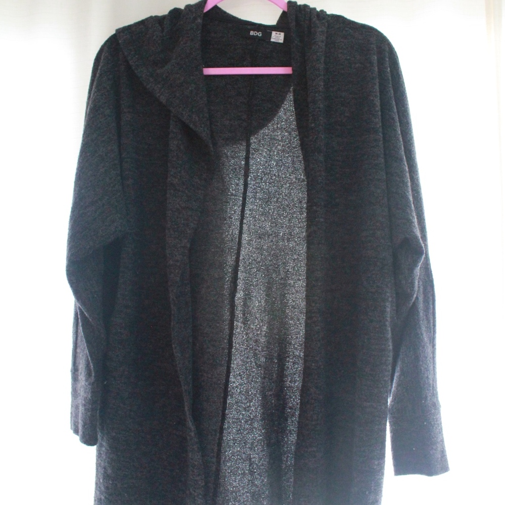 Nordstrom Grey Sweater with Hood